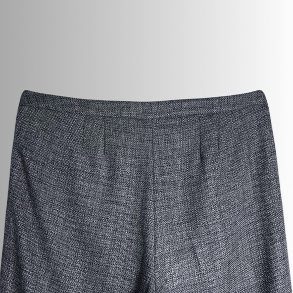 Talbots Wool Blend, Woven in Italy, Flat Front, Slightly Higher Waist, Slacks 10 - Picture 6 of 9